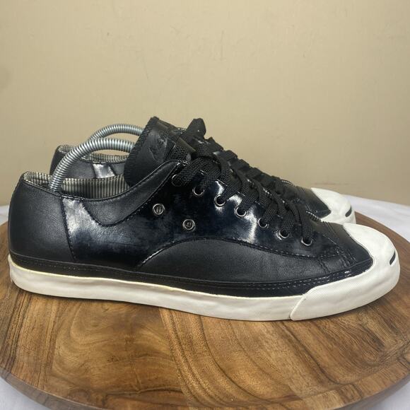 Converse Jack‎ Purcell Low Tuxedo Ox Vintage Sample Mens Size 11 Leather Shoes - Picture 1 of 10